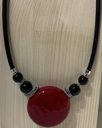 g-collana-perla-piatta-grande-corta-pastello