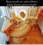 tavolo-anfora-pietra-giallo-dorato-scultura-unico-blocco