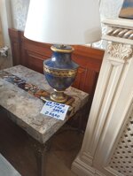 lampada-legno-massello-tornito-blu-e-oro-pronto-expo