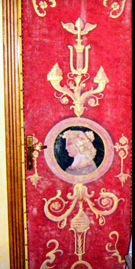 PORTA CON TELA DIPINTA SU SOGGETTO DEL CLIENTE