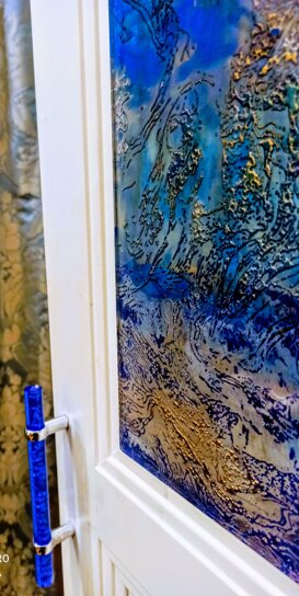 PORTA VETRO MADRAS COLORATO NEI NOSTRI LABORATORI QUALSIASI COLORE A RICHIESTA