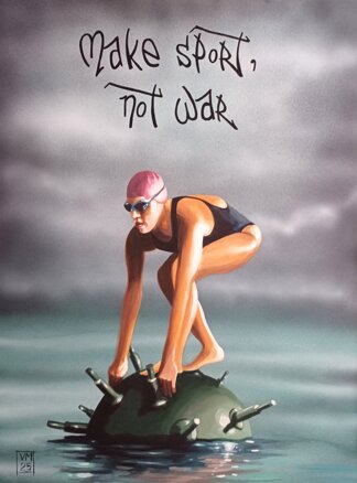 Make Sport, Not War 2 60x80