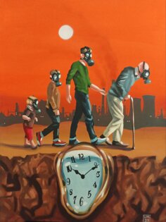 Wasting Time 60x80