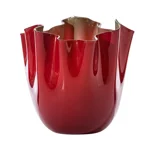 venini-fazzoletto-rosso-verde-mela-h-24-cm