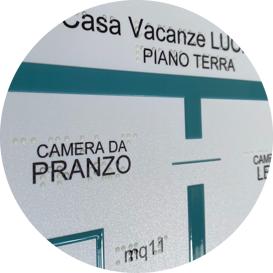 stampa Braille - mappa tattile - targa Braille Mappa tattile stampa Braille - mappa tattile - targa Braille Mappa tattile