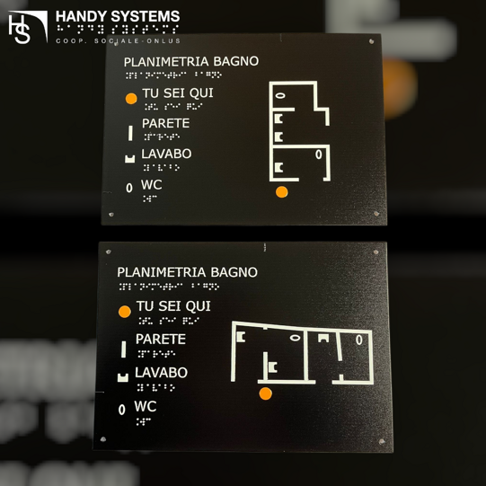 esempio di mappe tattile realizzate da Handy Systems esempio di mappe tattile realizzate da Handy Systems