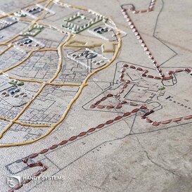 stampa Braille - mappa tattile - targa Braille