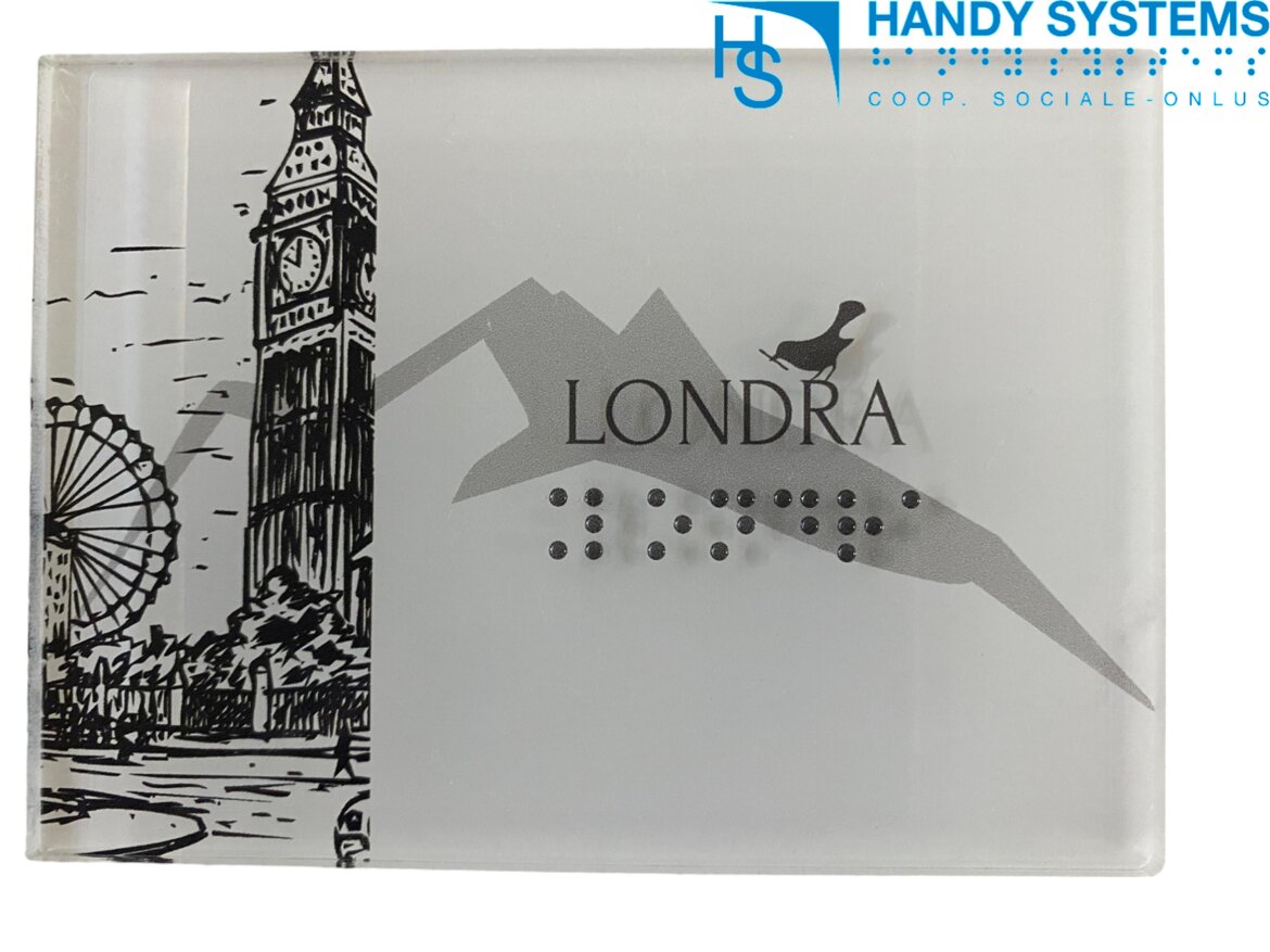 stampa Braille - mappa tattile - targa Braille