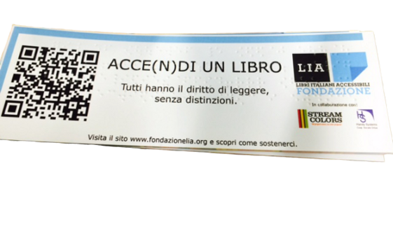 segnalibro Braille segnalibro Braille