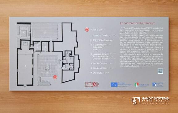 Targa tattile/targa Braille