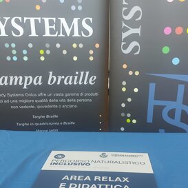 stampa Braille - mappa tattile - targa Braille Targa Braille
