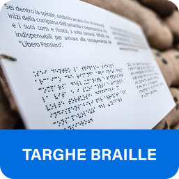 targhe Braille