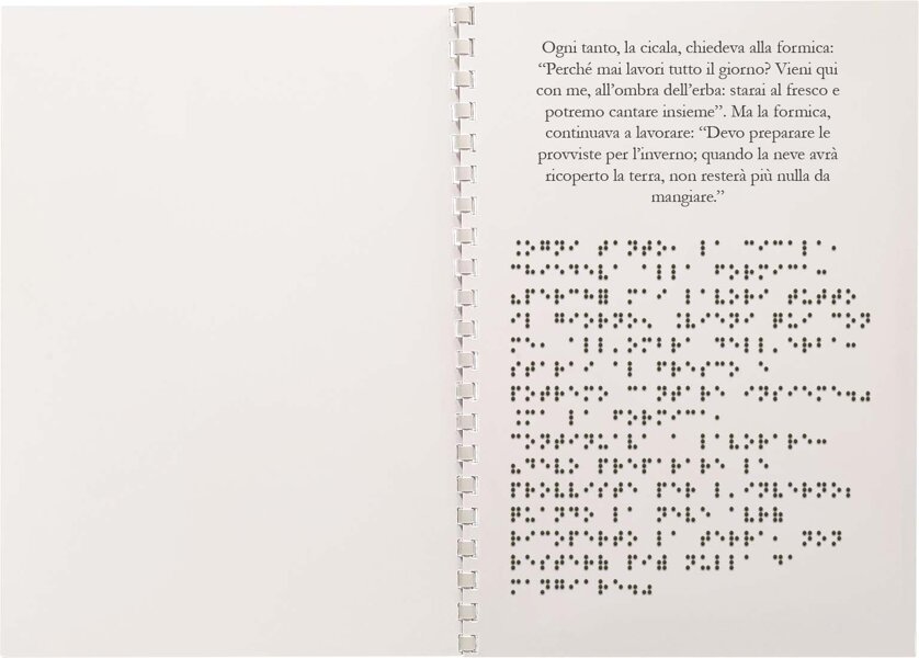 stampa Braille - libri tattili - libri Braille