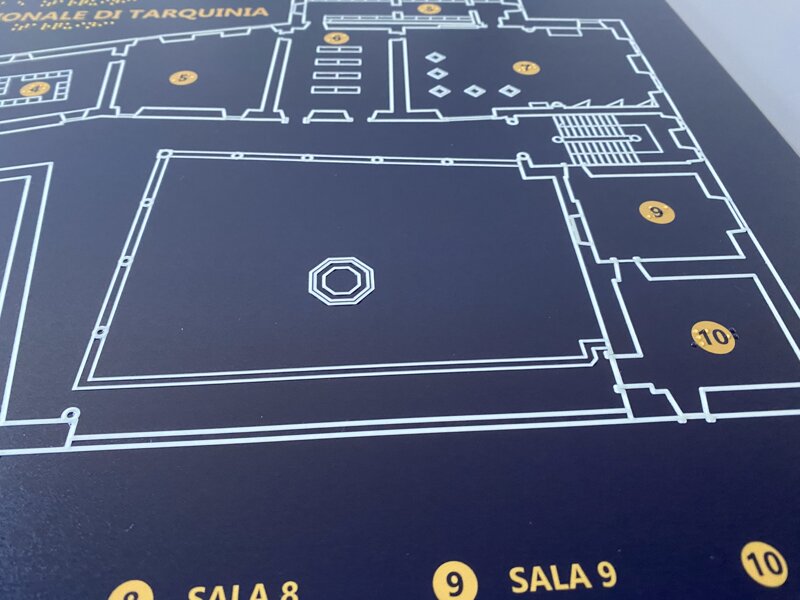 dettaglio mappa tattile