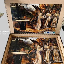 stampa Braille - mappa tattile - targa Braille puzzle tattile