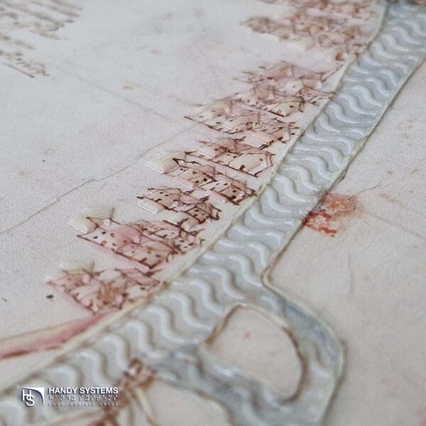 stampa Braille - mappa tattile - targa Braille