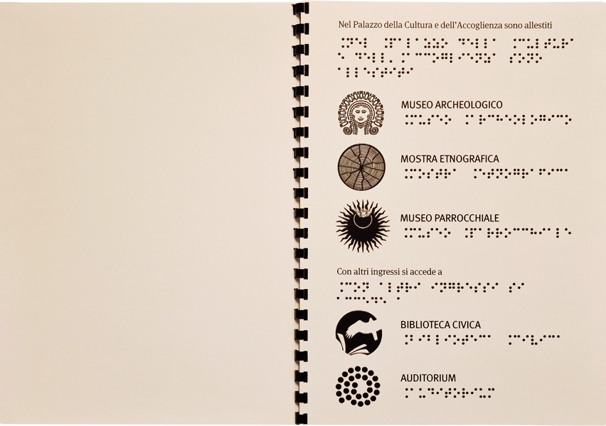 Brochure tattile
