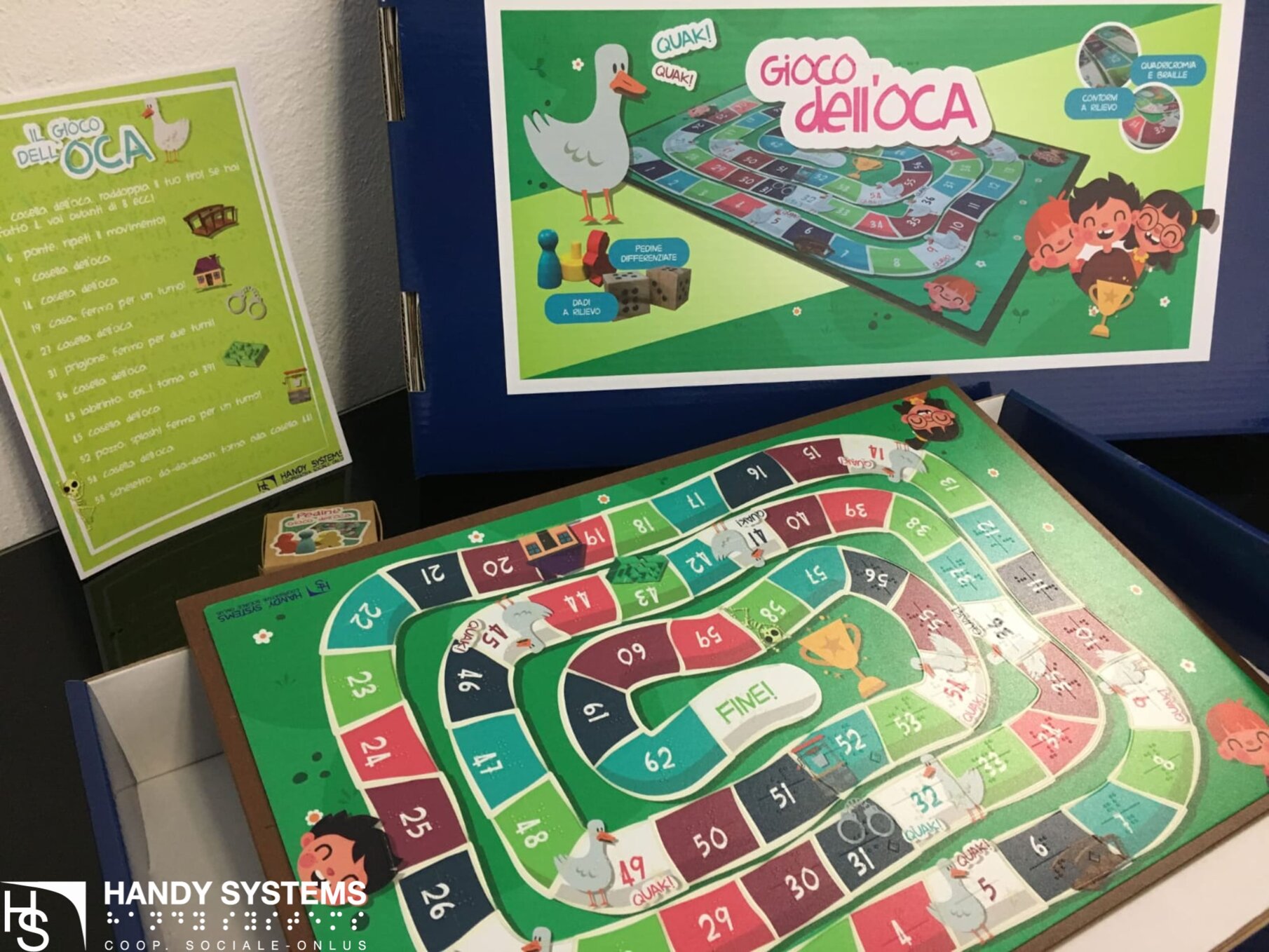 Gioco tattile per non vedenti