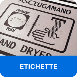 Etichette tattili