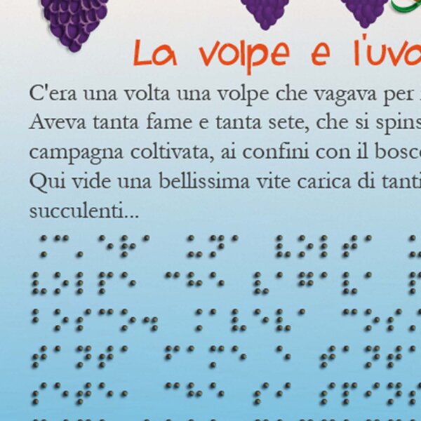 stampa Braille - libri tattili - libri Braille