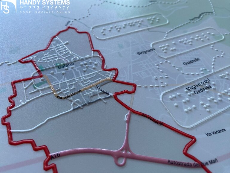 mappa tattile