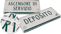 Stampa Braille-Targa tattile-Mappa tattile