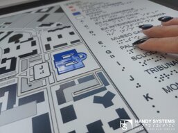 Stampa Braille-Targa tattile-Mappa tattile