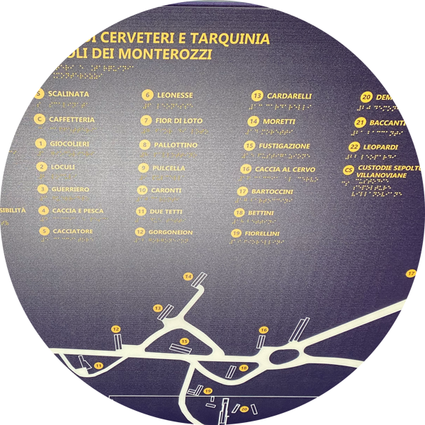 Mappa tattile Mappa tattile