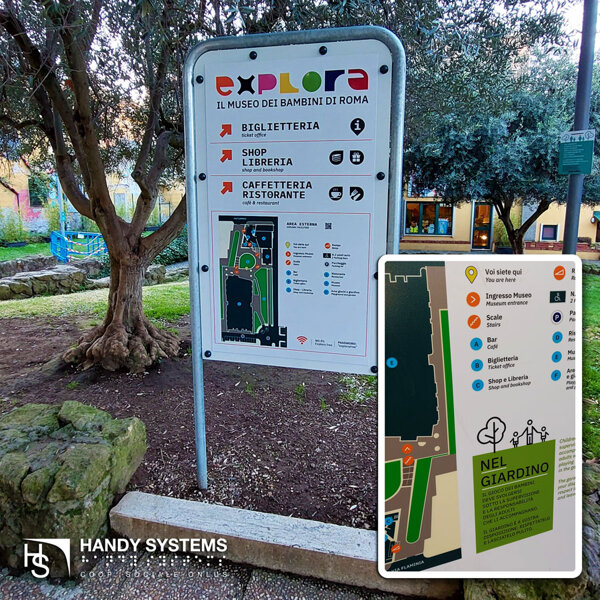 stampa Braille - mappa tattile - targa Braille stampa Braille - mappa tattile - targa Braille