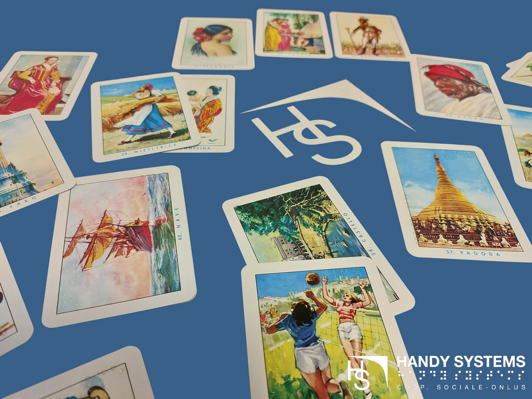 carte mercante in fiera Braille