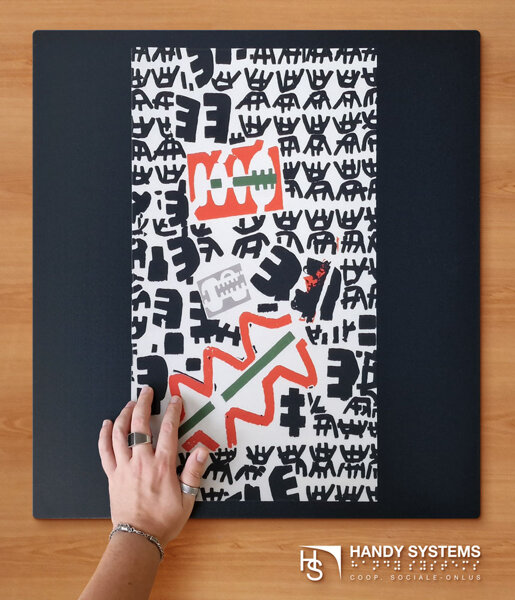 Targa a rilievo tattile Targa a rilievo tattile