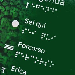 Stampa Braille-Targa tattile-Mappa tattile