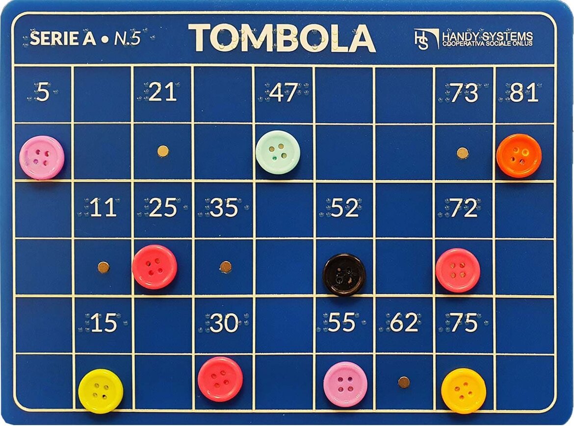 gioco tattile per non vedenti