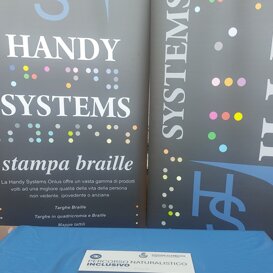 stampa Braille - mappa tattile - targa Braille Targa Braille