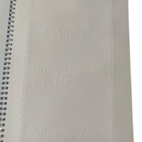 stampa Braille - mappa tattile - targa Braille menu Braille stampa Braille - mappa tattile - targa Braille menu Braille
