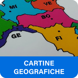 Cartine geografiche a rilievo tattile e Braille