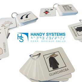 stampa Braille - mappa tattile - targa Braille cartelli rilegati ad anelli