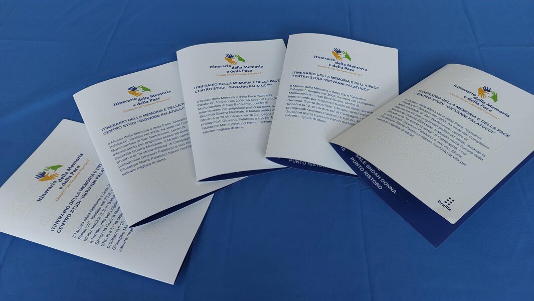 brochure/mappa tattile - stampa Braille