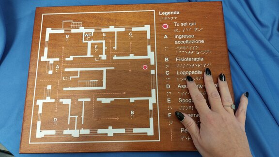 Stampa Braille-Targa tattile-Mappa tattile