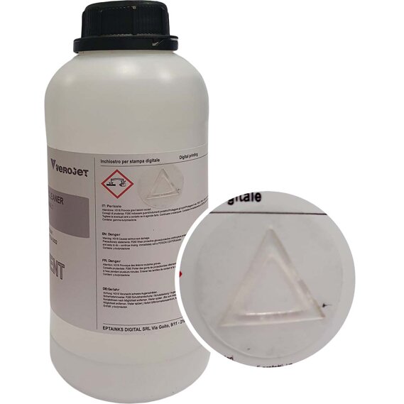 triangolo tattile a rilievo - etichetta conformi alla norma EN ISO 11683 e norma europea EN 272