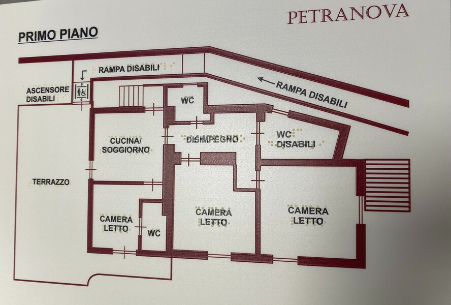 Mappa tattile Mappa tattile