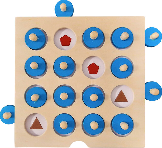 Memory tattile con schede a rilievo tattile e Braille