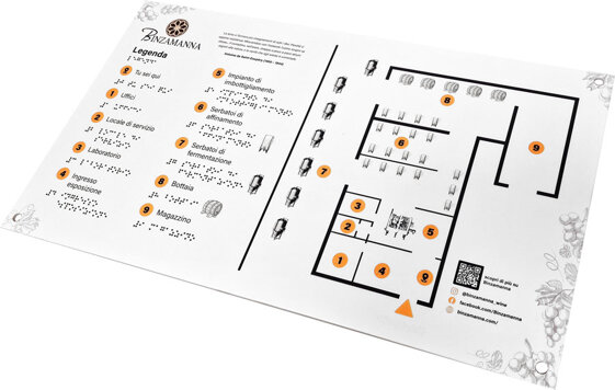 Mappa tattile Mappa tattile