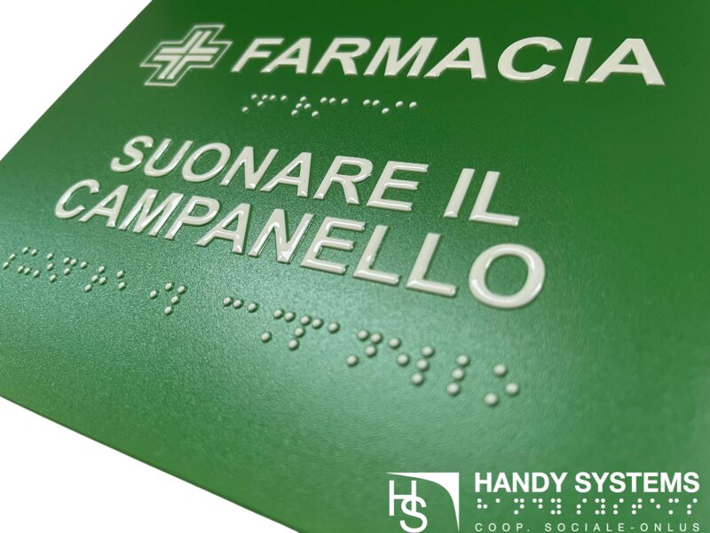 stampa Braille - mappa tattile - targa Braille stampa Braille - mappa tattile - targa Braille