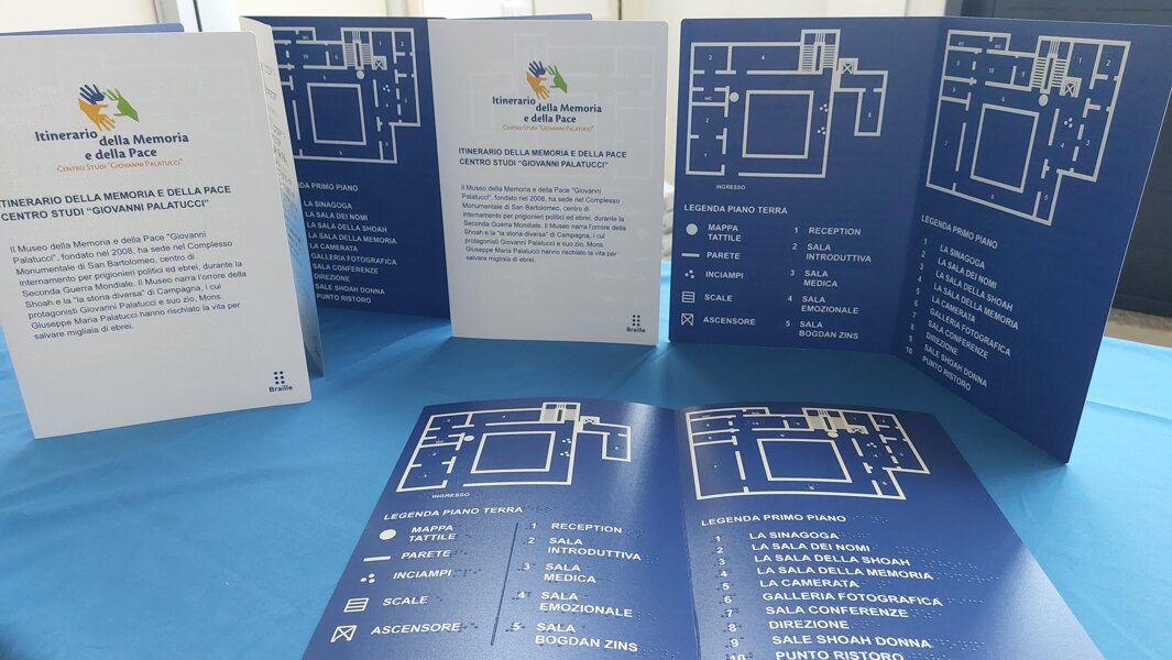 brochure/mappa tattile - stampa Braille