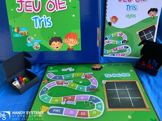 Giochi da tavolo in Braille per non vedenti