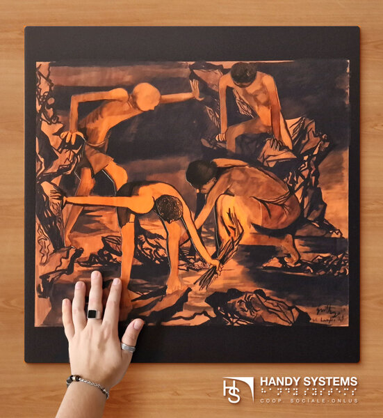 Targa a rilievo tattile Targa a rilievo tattile