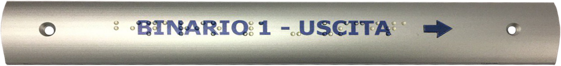 corrimano tattile e Braille corrimano tattile e Braille