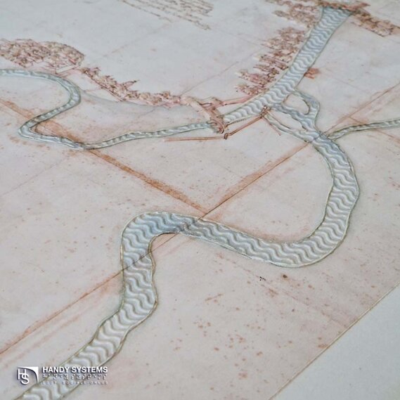 stampa Braille - mappa tattile - targa Braille