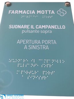 Stampa Braille-Targa tattile-Mappa tattile